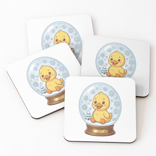 Item preview, Cute Duck Snow Globe Winter designed and sold by Ella_Sketch.