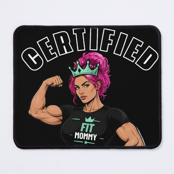 Item preview, Certified Gym Boss Fit Mommy Funny Workout Fitness designed and sold by LeSoniPapaPrint.