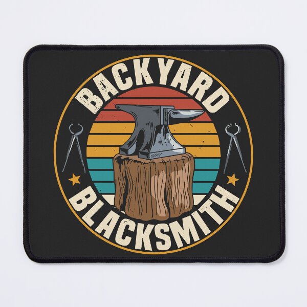 Item preview, Backyard Blacksmith Vintage Forge Badge designed and sold by BUNNIES-EL.