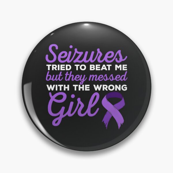 Item preview, Seizures Tried to Beat Me But They Messed With the Wrong Girl designed and sold by BUNNIES-EL.