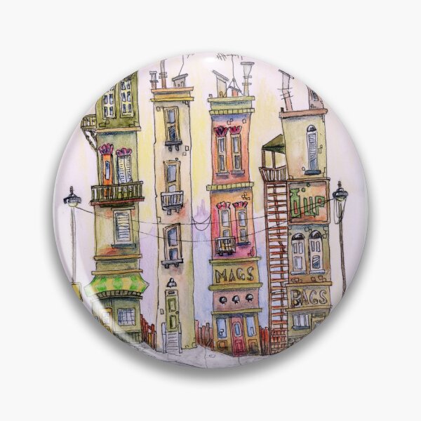 Item preview, Four Tall Neighbors designed and sold by BorisArtShop.