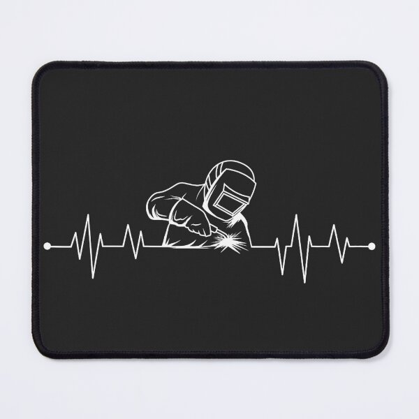 Item preview, Welder Heartbeat ECG Welding Design designed and sold by BUNNIES-EL.