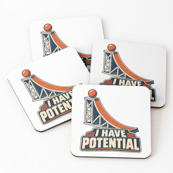 Item preview, I Have Potential Funny Physics Science Teacher Student Pun designed and sold by Photo-Sphere101.