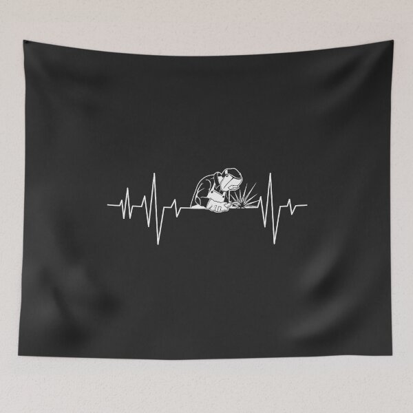 Item preview, Welding Is My Heartbeat designed and sold by BUNNIES-EL.