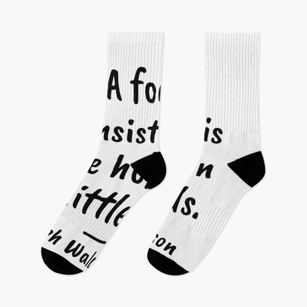 Item preview, A Foolish Consistency - Ralph Waldo Emerson Quote designed and sold by 4ever-Undaunted.