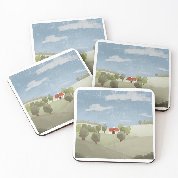 Item preview, A cottage among trees and fiels designed and sold by byArek.