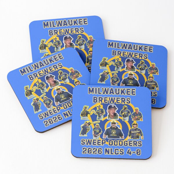 Item preview, Milwaukee Brewers Sweep Dodgers  designed and sold by WoodburyLake.