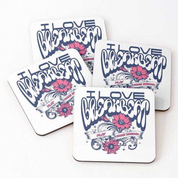Item preview, BREAKBEAT - I love Floral Breaks (Navy) designed and sold by Discothreadz.