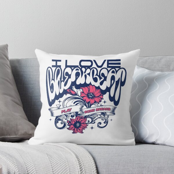Item preview, BREAKBEAT - I love Floral Breaks (Navy) designed and sold by Discothreadz.