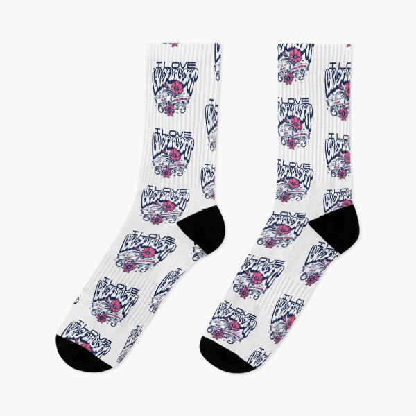 Item preview, BREAKBEAT - I love Floral Breaks (Navy) designed and sold by Discothreadz.