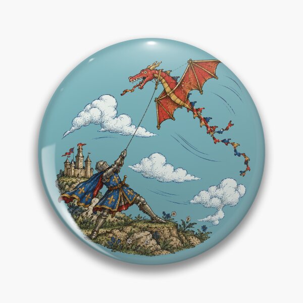Item preview, The Knight Who Flew a Dragon designed and sold by tomperys.