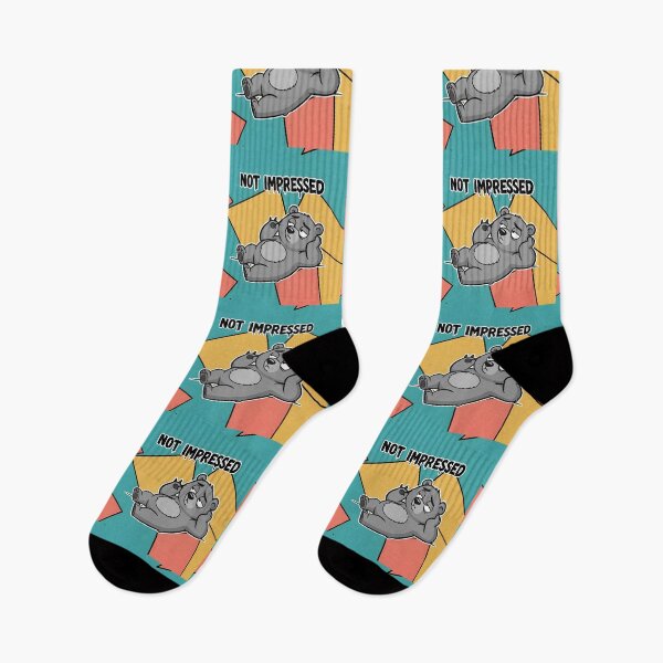Item preview, Not Impressed Bored Bear Cartoon designed and sold by Taridesign.