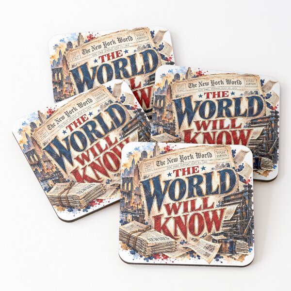 Item preview, Newsies the musical - THE WORLD WILL KNOW designed and sold by Lyric Vault - Rock on.