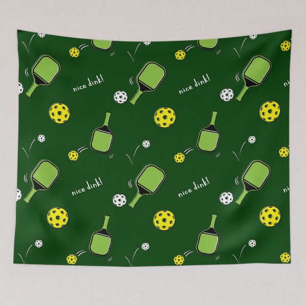 Item preview, Pickaball Repeating Pattern designed and sold by Five on Five Designs.