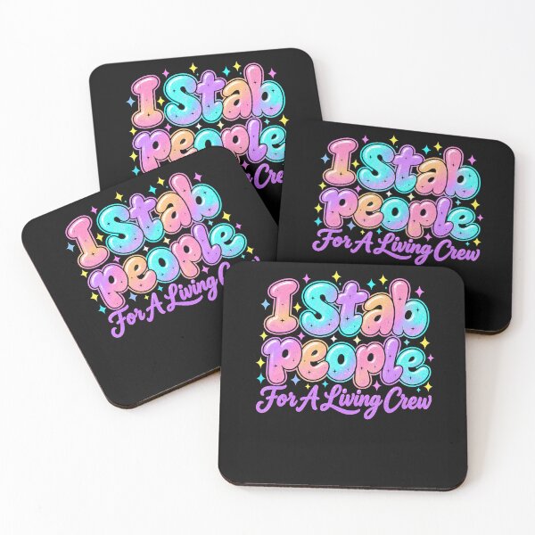 Item preview, I Stab People For A Living Crew Phlebotomist Work Humor designed and sold by Tomtomatos.