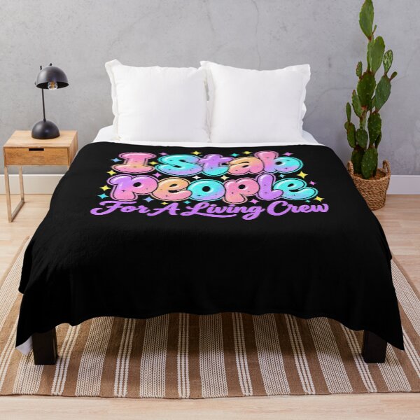 Item preview, I Stab People For A Living Crew Phlebotomist Work Humor designed and sold by Tomtomatos.