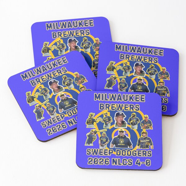 Item preview, Milwaukee Brewers Sweep Dodgers  designed and sold by WoodburyLake.