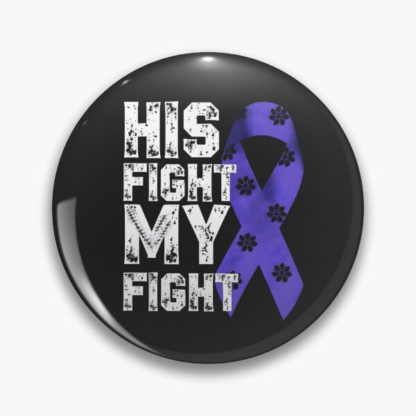 Item preview, His Fight My Fight Breast Cancer Awareness Ribbon designed and sold by BUNNIES-EL.