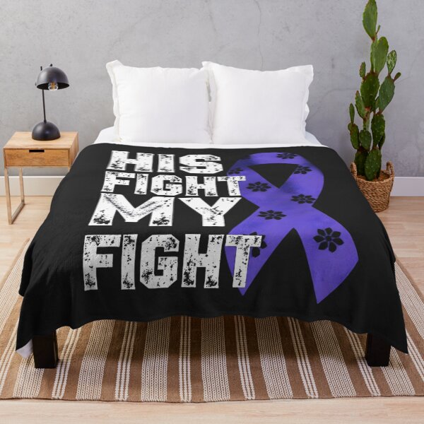 Item preview, His Fight My Fight Breast Cancer Awareness Ribbon designed and sold by BUNNIES-EL.