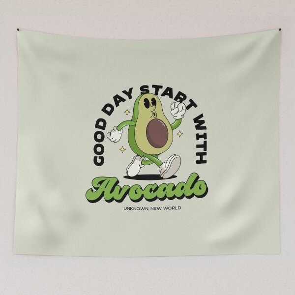 Item preview, Good day, start with avocado. designed and sold by MayarttStudio.