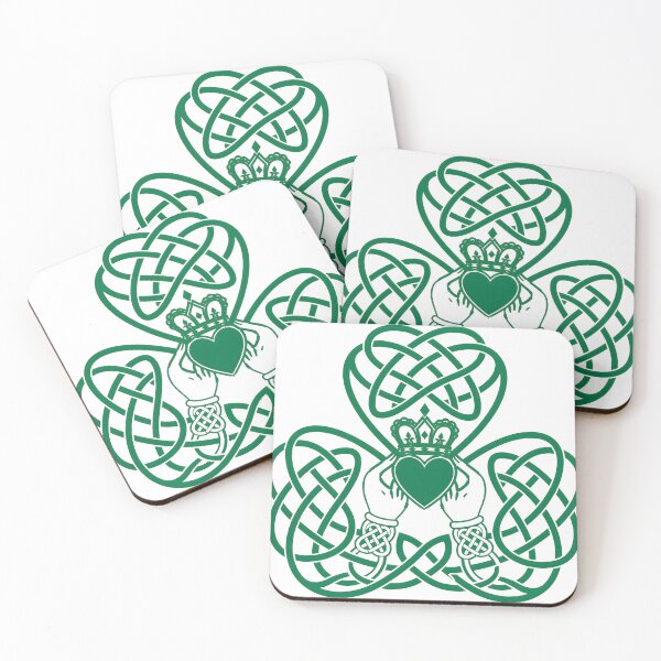 Item preview, Shamrock Knot Claddagh designed and sold by Freckled-Monkey.