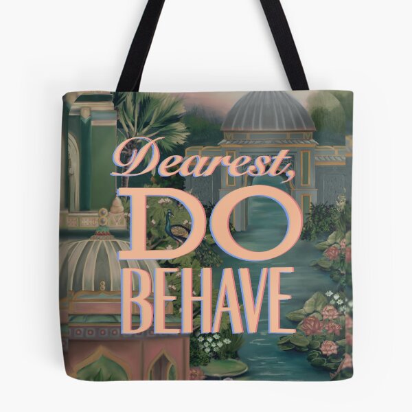 Item preview, Dearest Do Behave Whimsical Regency Art designed and sold by FollynFlourish.