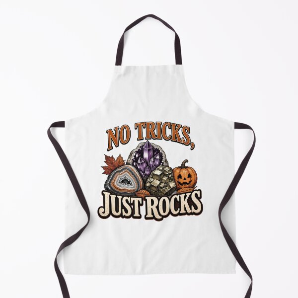 Item preview, No Tricks, Just Rocks – Funny Geologist and Mineral Collector Halloween Gift designed and sold by CuteDesignables.