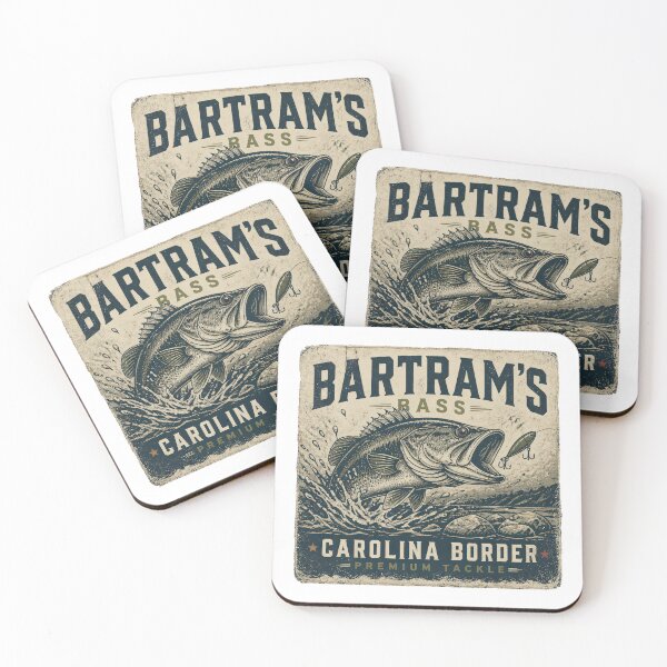 Item preview, Vintage Bartrams Bass Carolina Border Graphic designed and sold by NobleCast .