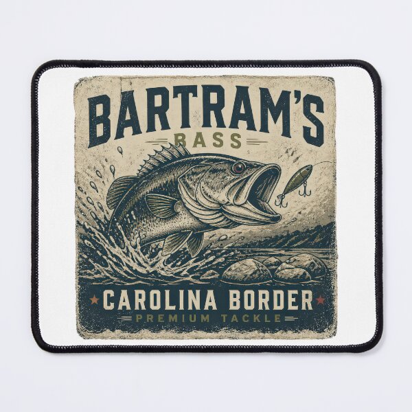 Item preview, Vintage Bartrams Bass Carolina Border Graphic designed and sold by NobleCast .