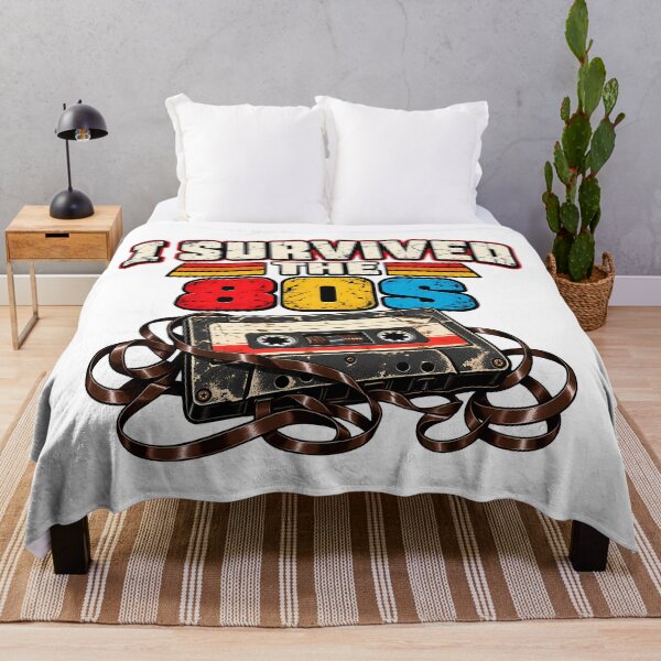 Item preview, I Survived The 80s Retro Cassette Tape Nostalgia Eighties Lover designed and sold by Photo-Sphere101.