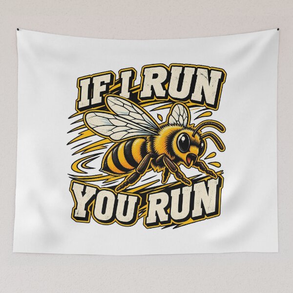 Item preview, If I Run You Run Funny Beekeeper Bee Keeper Honeybee Humor designed and sold by Photo-Sphere101.