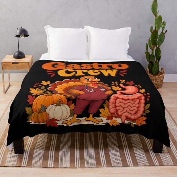 Item preview, Funny Turkey Gastro Crew Thanksgiving Endoscopy Team designed and sold by Tomtomatos.