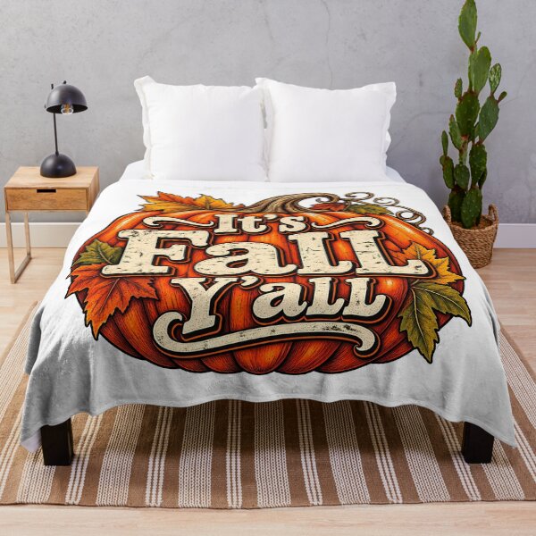 Item preview, Its Fall Yall Vintage Pumpkin Autumn Harvest Leaves Country Farmhouse designed and sold by Photo-Sphere101.