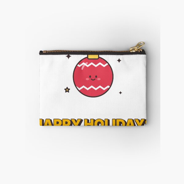 Item preview, Happy Holidays Cute Kawaii Christmas Ornament designed and sold by kassimis.