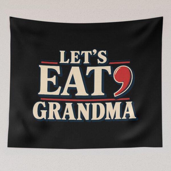 Item preview, Let's Eat Grandma Funny English Teacher Punctuation Grammar Humor designed and sold by Photo-Sphere101.