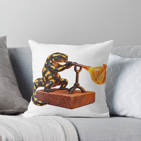 Item preview, Fire Salamander Glassblower Tiny Amber Vase designed and sold by Drip stamp.