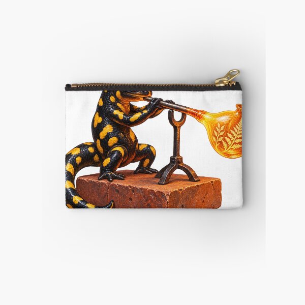 Item preview, Fire Salamander Glassblower Tiny Amber Vase designed and sold by Drip stamp.