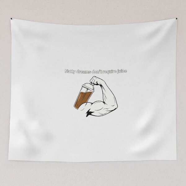 Item preview, Muscular Arm With Protein Shake And Bold Quote designed and sold by NiftyWrx.