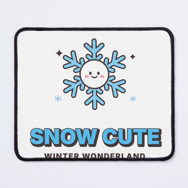 Item preview, Snow Cute Kawaii Smiling Snowflake Winter designed and sold by kassimis.