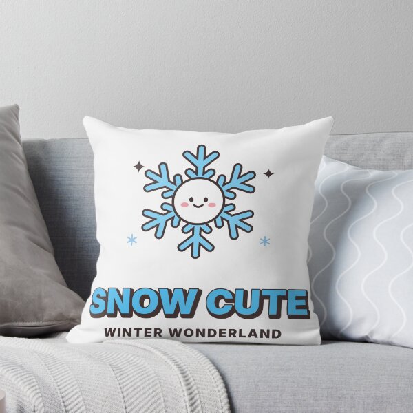 Item preview, Snow Cute Kawaii Smiling Snowflake Winter designed and sold by kassimis.