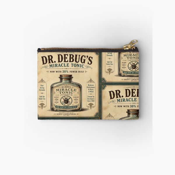 Item preview, Dr. Debug's Miracle Tonic - Funny Vintage Programmer Shirt designed and sold by Geek Tracy Shop.