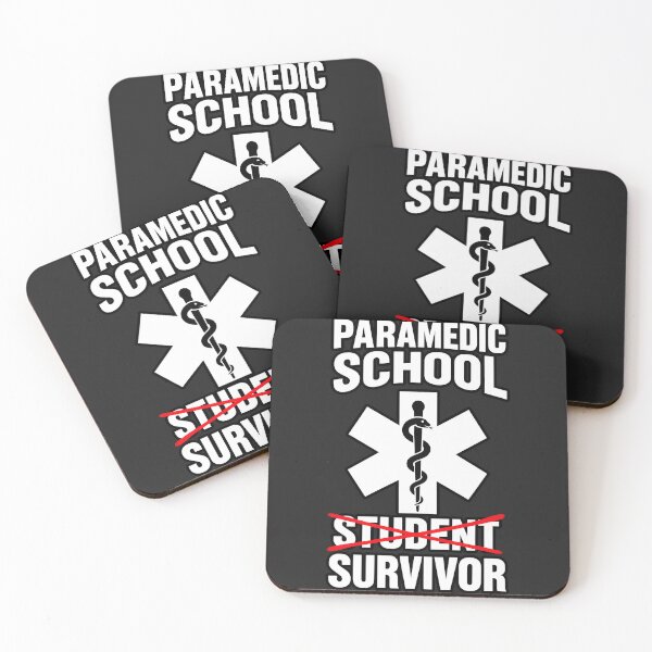 Item preview, Paramedic School Survivor, EMT Student, Emergency Medical Training Graduation Gift, First Responder Academy designed and sold by BUNNIES-EL.
