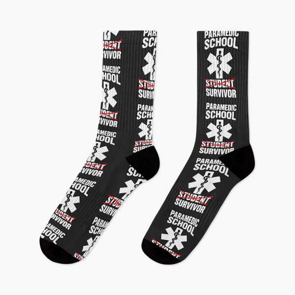 Item preview, Paramedic School Survivor, EMT Student, Emergency Medical Training Graduation Gift, First Responder Academy designed and sold by BUNNIES-EL.