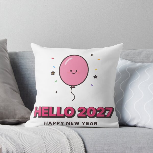 Item preview, Hello 2027 Cute Kawaii Happy New Year Balloon designed and sold by kassimis.