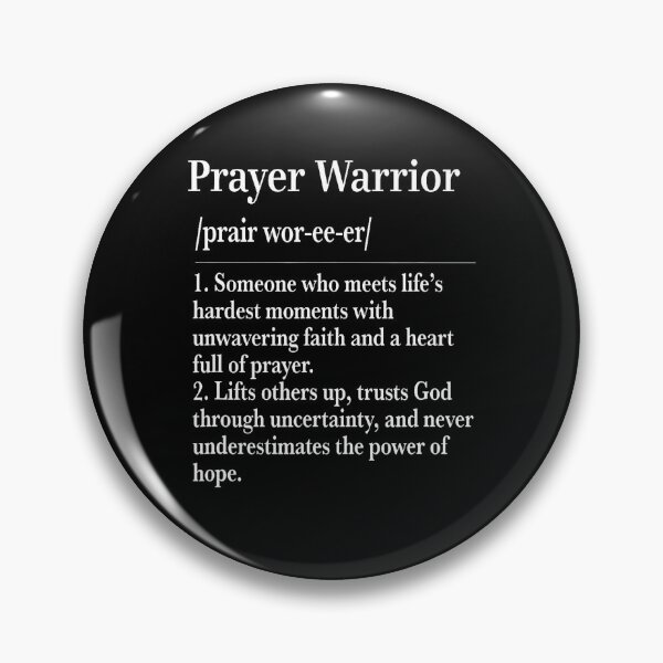 Item preview, Prayer Warrior Definition Christian Faith Believer designed and sold by PAROSSA.