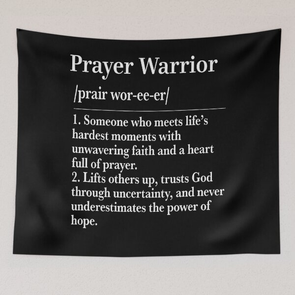 Item preview, Prayer Warrior Definition Christian Faith Believer designed and sold by PAROSSA.
