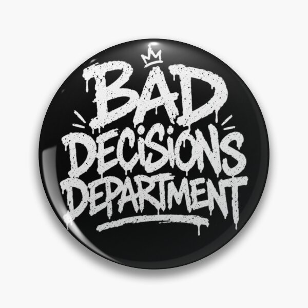 Item preview, Bad Decisions Department Graffiti Design designed and sold by Nol1ytv.