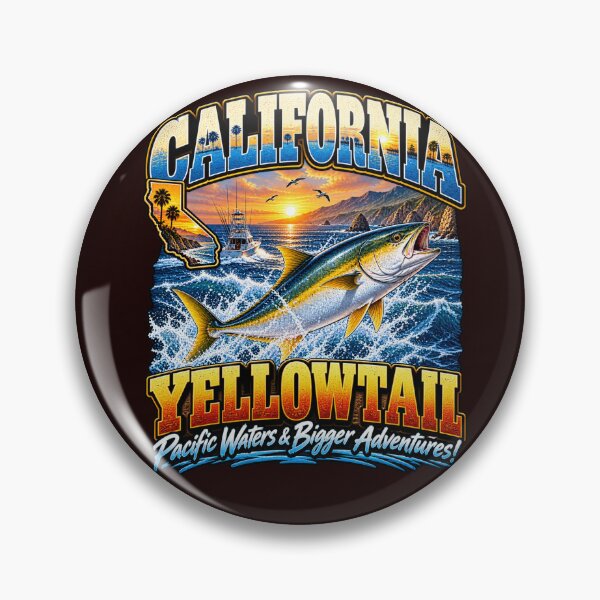 Item preview, CALIFORNIA YELLOWTAIL PACIFIC WATERS & BIGGER ADVENTURES! designed and sold by JamiesLocker.