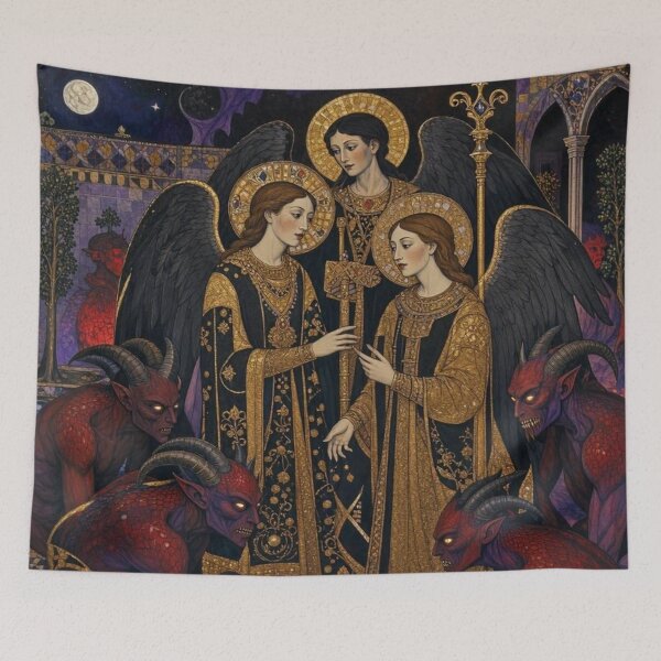 Item preview, Medieval Dark Goth Art designed and sold by TheDarkWardrobe.