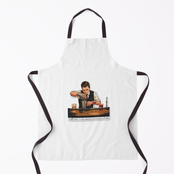 Item preview, Theatrical Bartender with Bold Quote designed and sold by NiftyWrx.